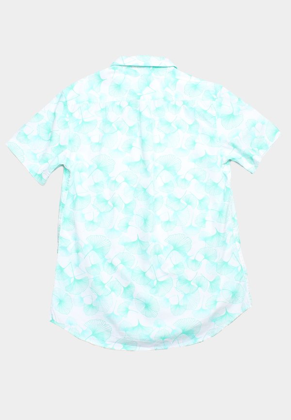 Ginko Prints Premium Short Sleeve Men's Shirt WHITE