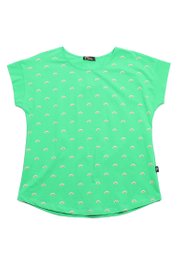 Rainbow Print Ladies' Blouse GREEN