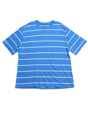 Classic Thin Stripe Premium Oversized Men's T-Shirt BLUE