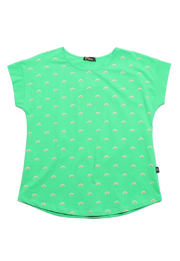 Rainbow Print Ladies' Blouse GREEN