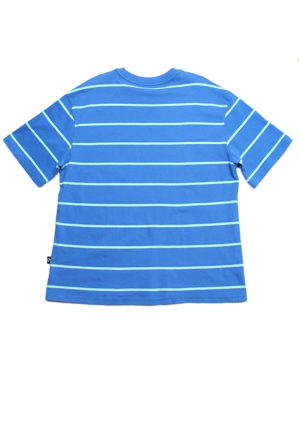 Classic Thin Stripe Premium Oversized Men's T-Shirt BLUE