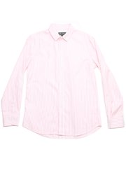 Stripe Premium Long Sleeve Men's Shirt PINK