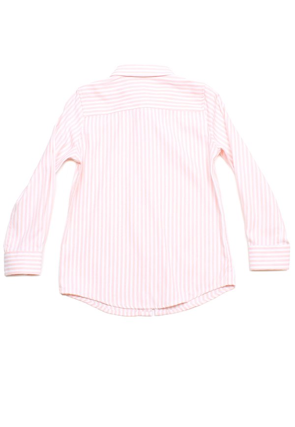 Stripe Premium Long Sleeve Boy's Shirt PINK