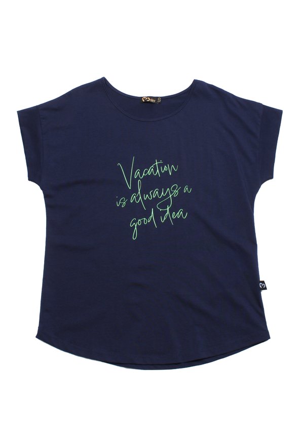 Vacation Is Always A Good Idea Ladies' Blouse NAVY