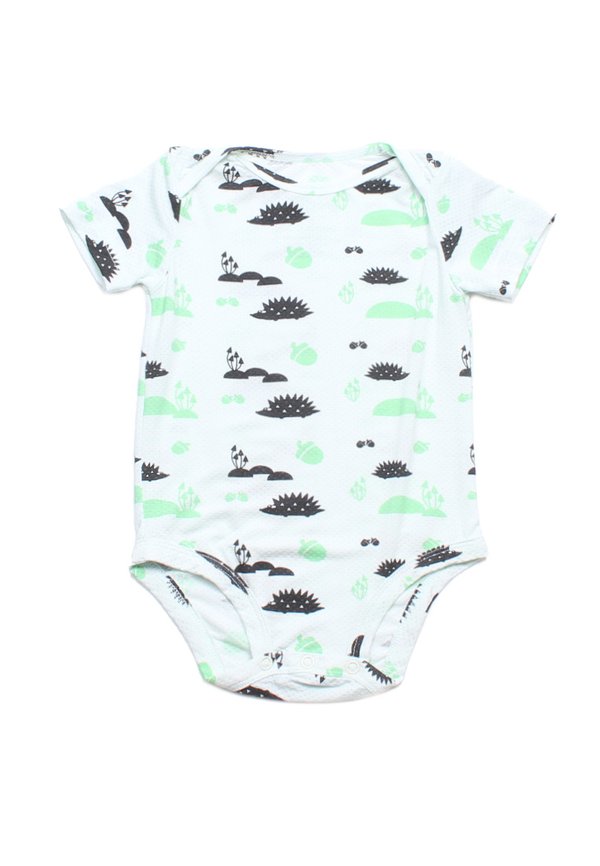 Magical Hedgehog Premium Baby Romper CYAN