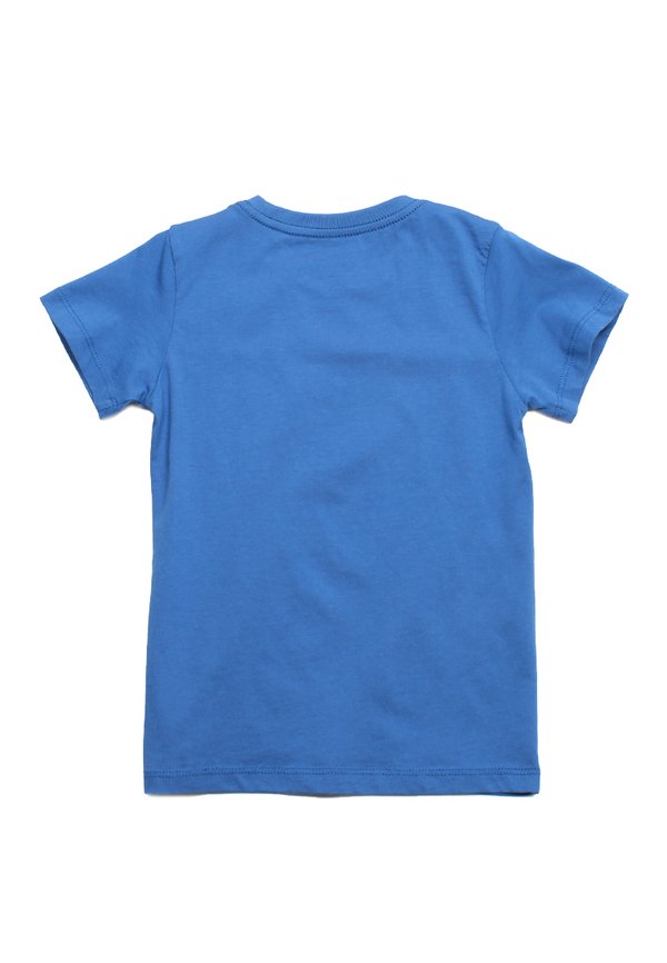 Ribbons Print Panel Boy's T-Shirt BLUE