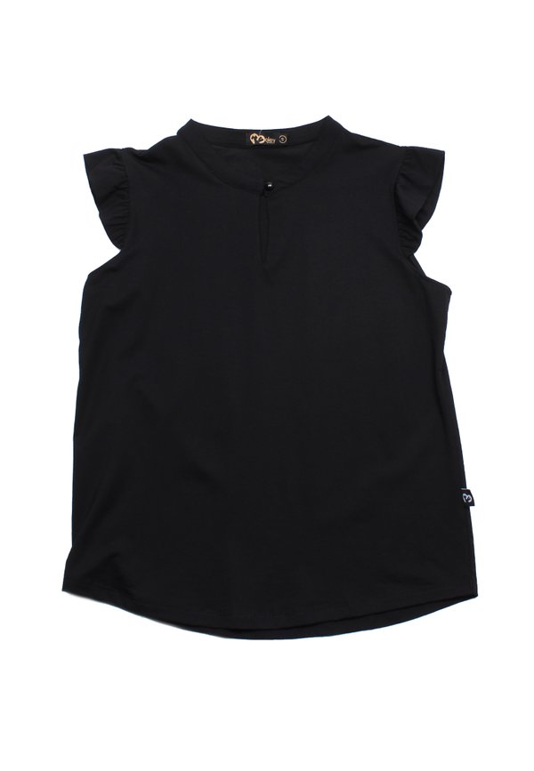 Ladies' Button Blouse BLACK