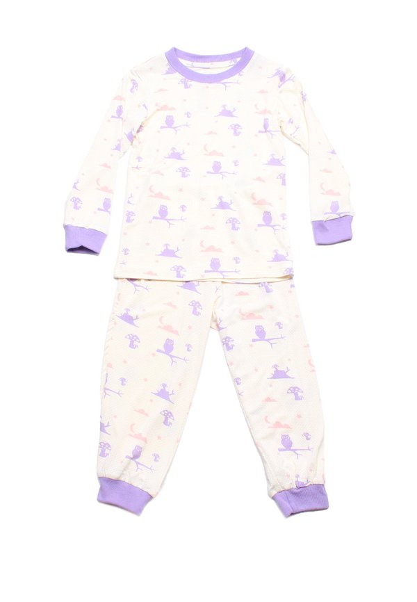 Magical Owl Premium Kids' Pyjamas Set PURPLE