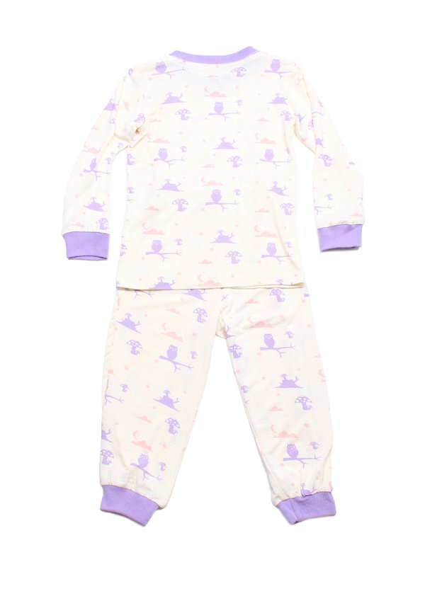 Magical Owl Premium Kids' Pyjamas Set PURPLE