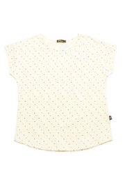 Triangle Prints Ladies' Blouse CREAM