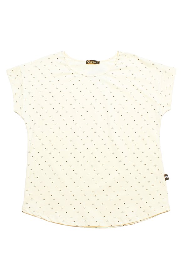 Triangle Prints Ladies' Blouse CREAM