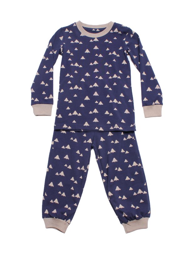 Christmas Prints Premium Kids' Pyjamas Set NAVY