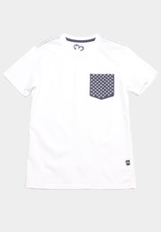 Sashiko Pocket Premium Men's T-Shirt WHITE