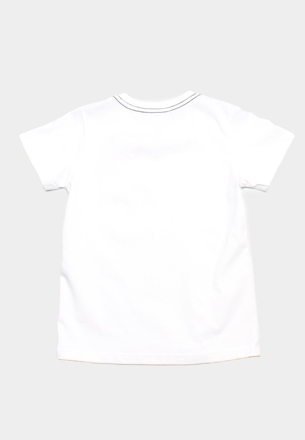 Sashiko Pocket Premium Boy's T-Shirt WHITE