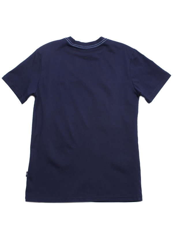 Sashiko Panel Premium Men's T-Shirt NAVY