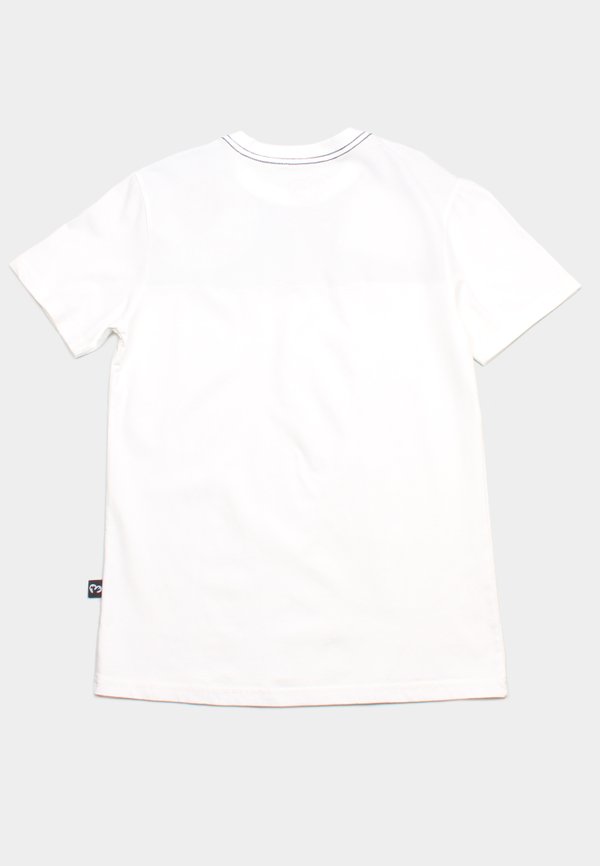 Sashiko Panel Premium Men's T-Shirt WHITE