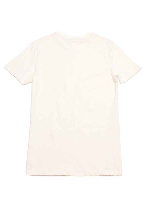 Abstract Flower Pocket Premium Men's T-Shirt CREAM