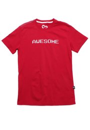 Pixel Awesome Men's T-Shirt RED