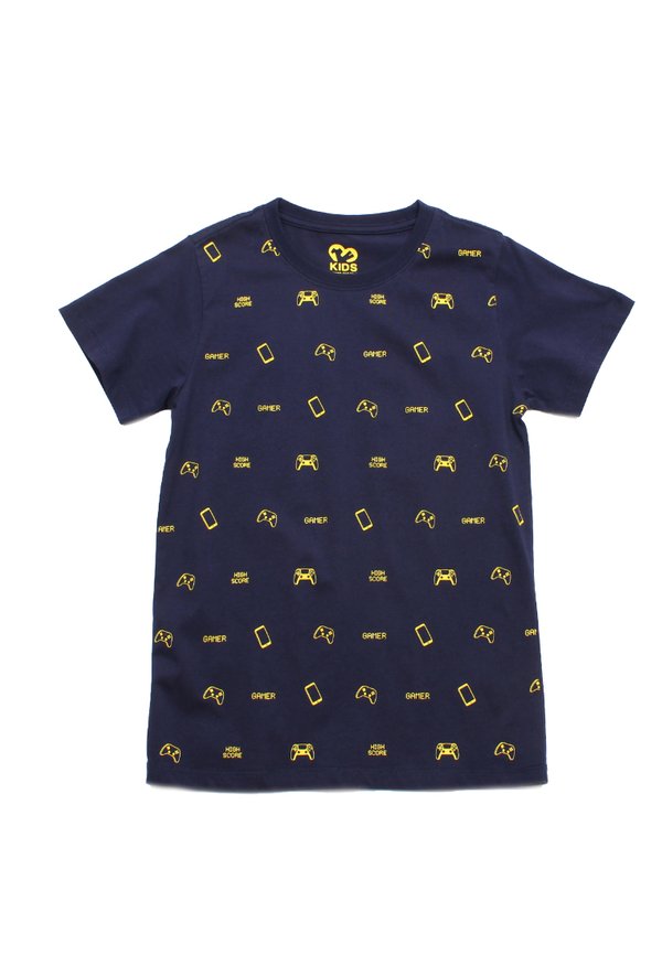 Gaming Prints Boy's T-Shirt NAVY