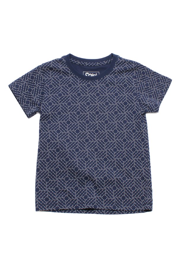Sashiko Square Boy's T-Shirt NAVY