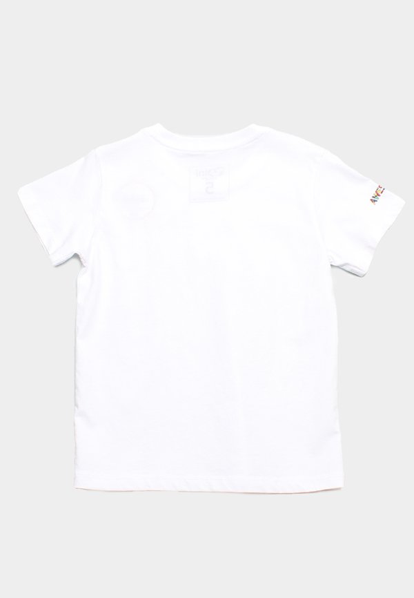 Stained Glass Awesome Boy's T-Shirt WHITE