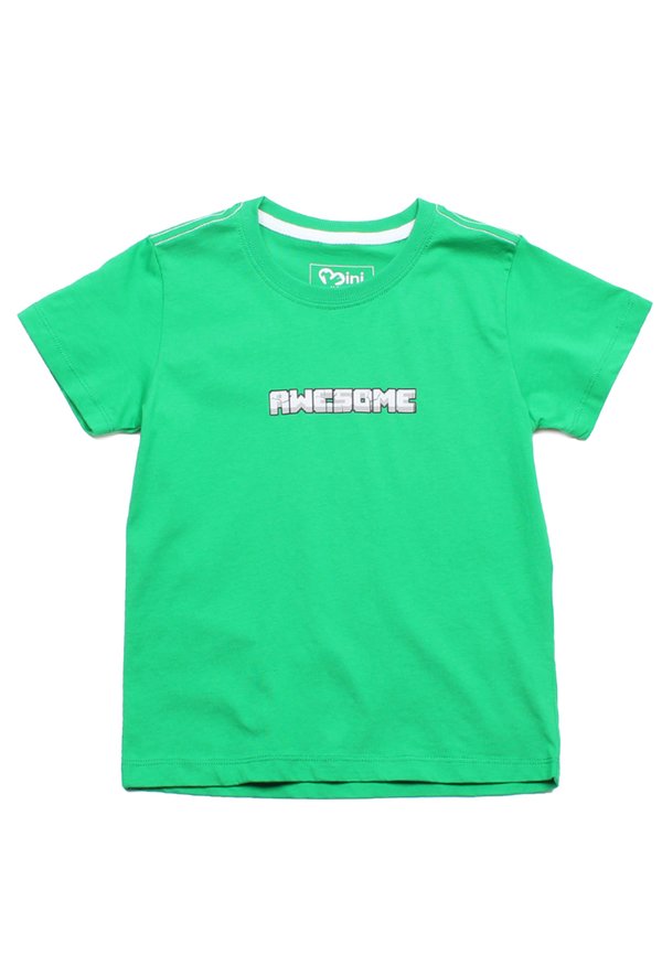 Gaming Awesome Boy's T-Shirt GREEN