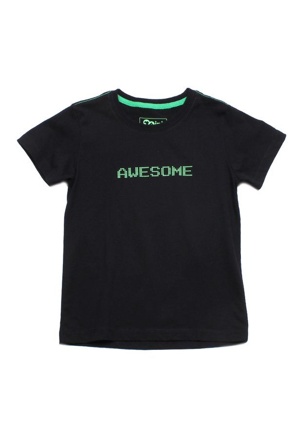 Pixel Awesome Boy's T-Shirt BLACK