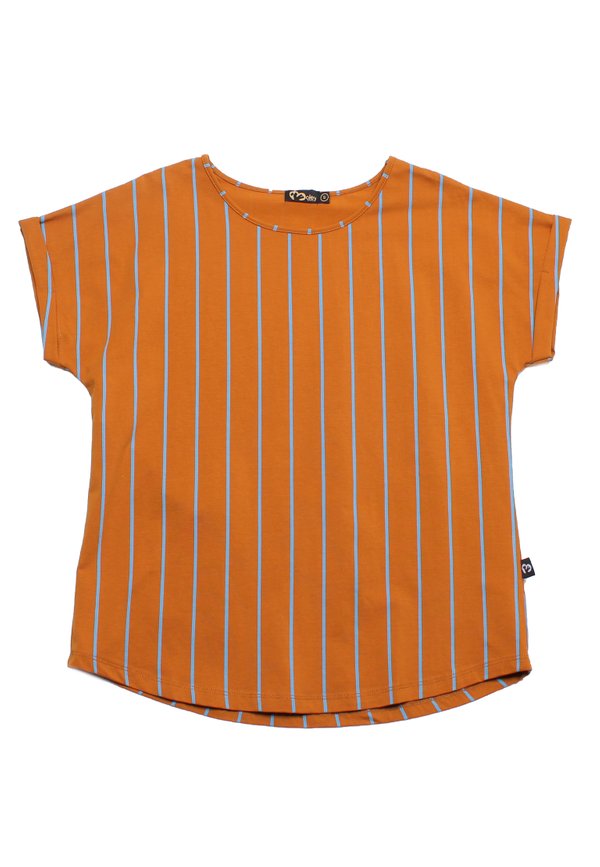 Ladies' Stripe Blouse BROWN