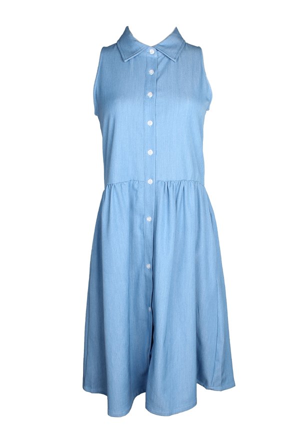 Denim Premium Ladies' Shirt Dress BLUE