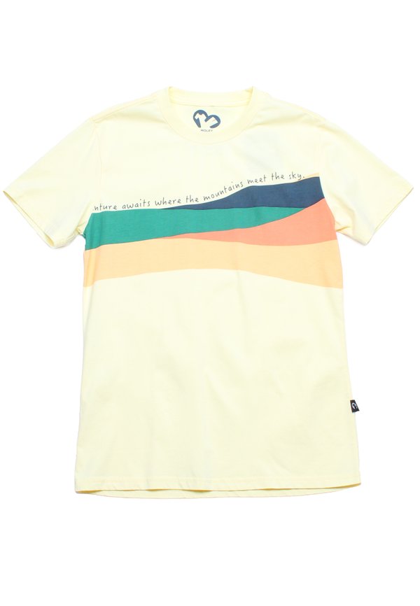 Mountain Trek Premium Men's T-Shirt YELLOW