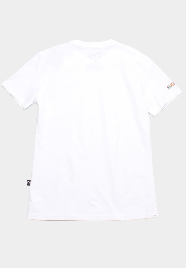 Stained Glass Awesome Men's T-Shirt WHITE