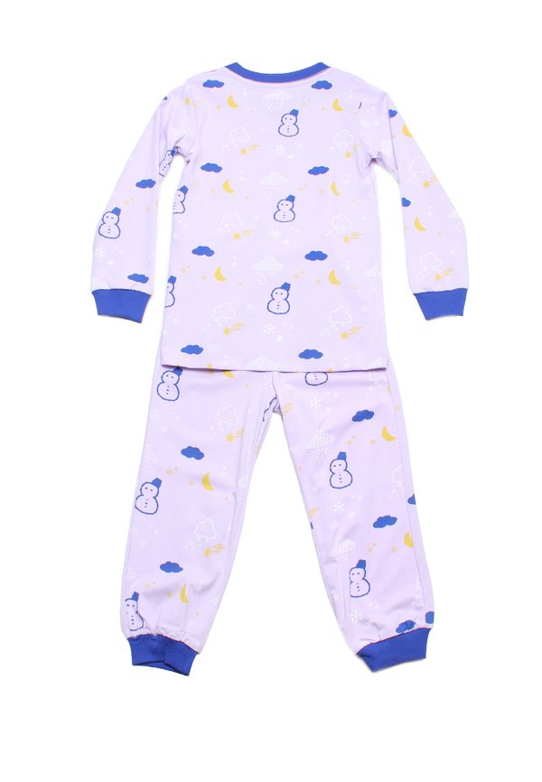 Weather Series Snowy Premium Kids' Pyjamas Set PURPLE