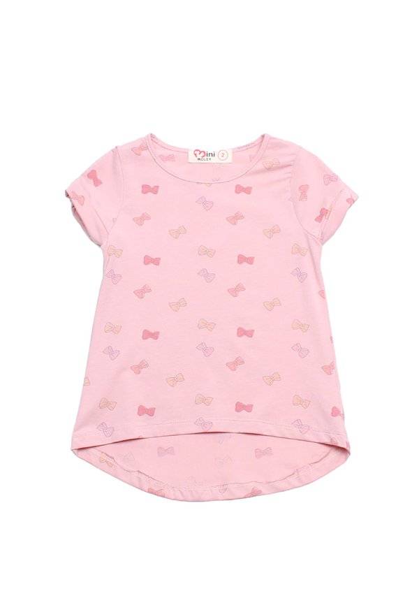 Ribbons Prints Girl's T-Shirt PINK