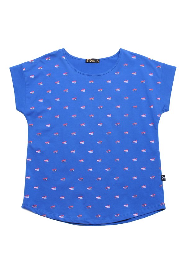 Canoe Love Ladies' Blouse BLUE