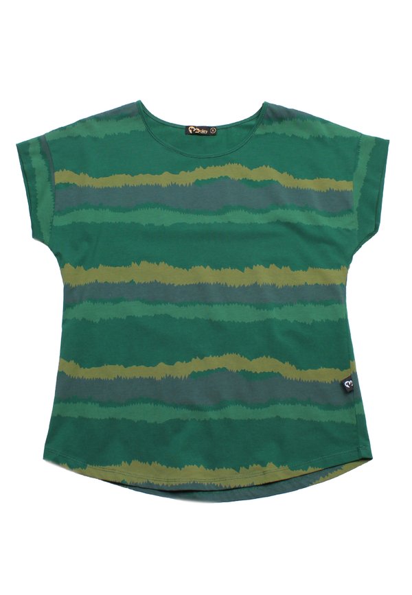 Tie Dye Ladies' Blouse GREEN