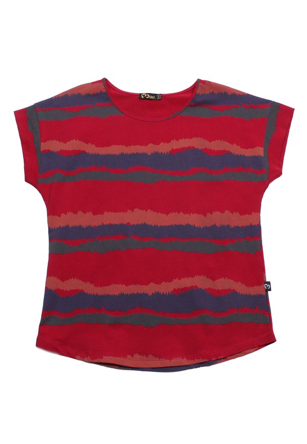 Tie Dye Ladies' Blouse RED