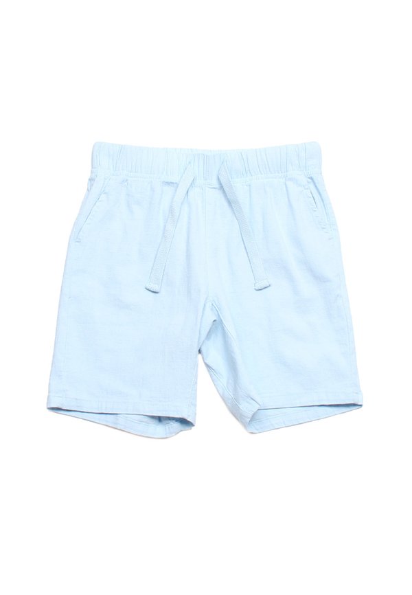 Linen Casual Drawstring Boy's Shorts BLUE
