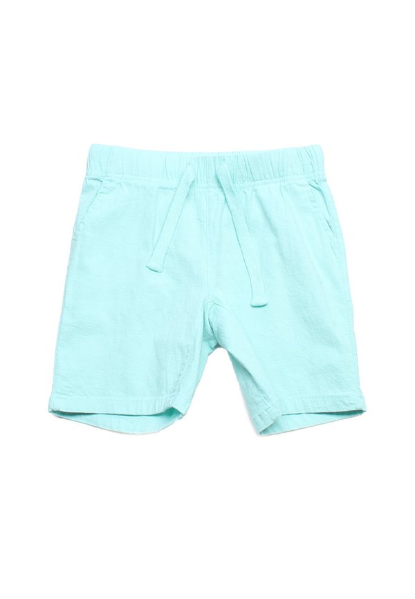 Linen Casual Drawstring Boy's Shorts GREEN