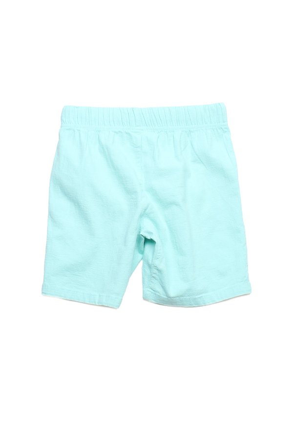 Linen Casual Drawstring Boy's Shorts GREEN