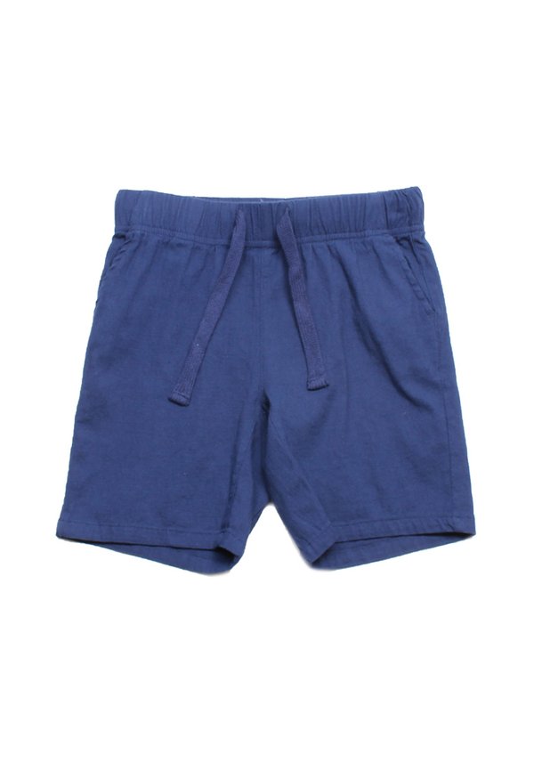 Linen Casual Drawstring Boy's Shorts NAVY