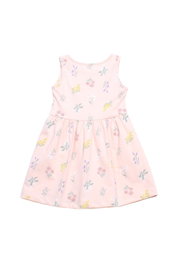 Pastel Floral Classic Girl's Dress PINK