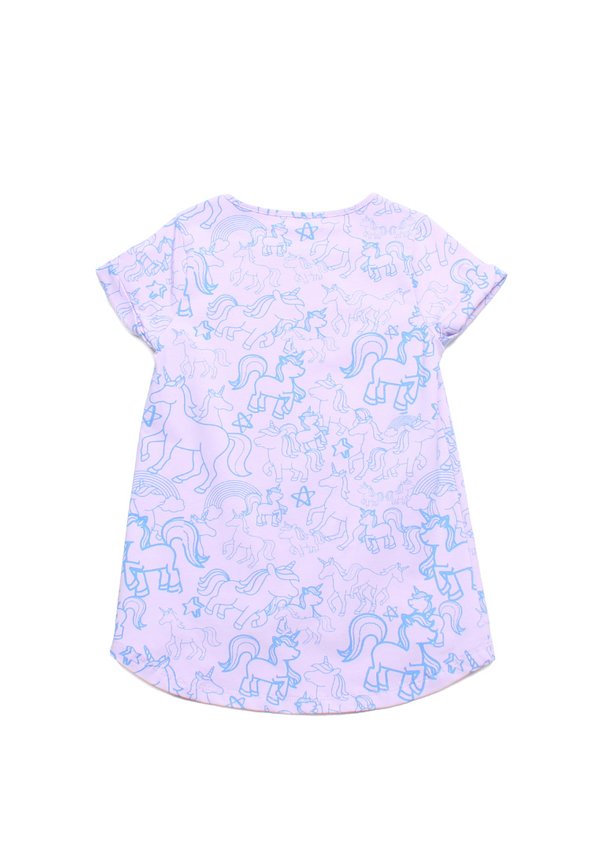 Unicorn Doodle Girl's T-Shirt PURPLE