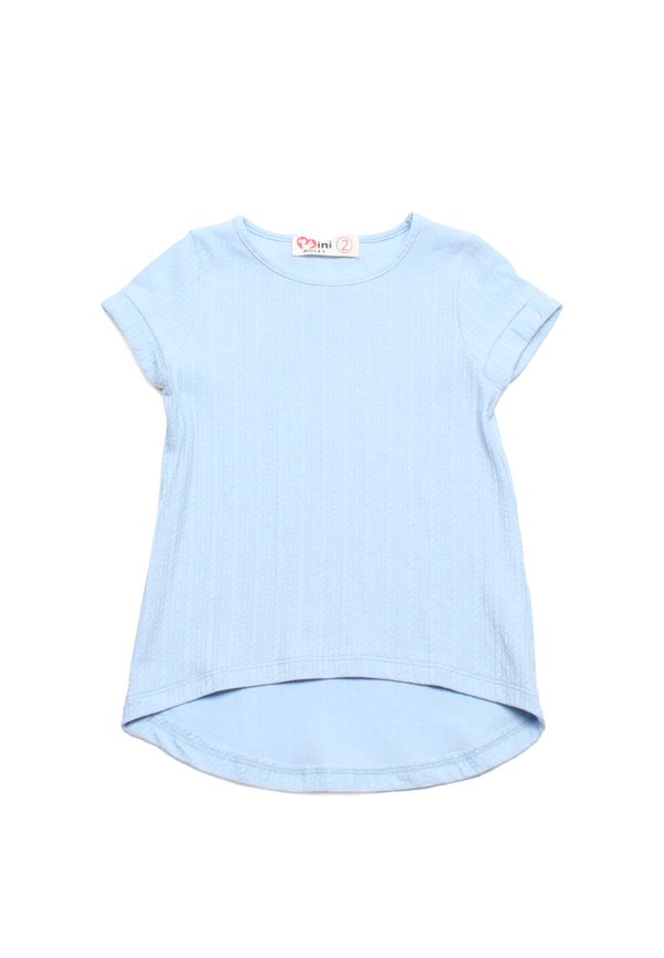Thread Textured Girl's T-Shirt BLUE