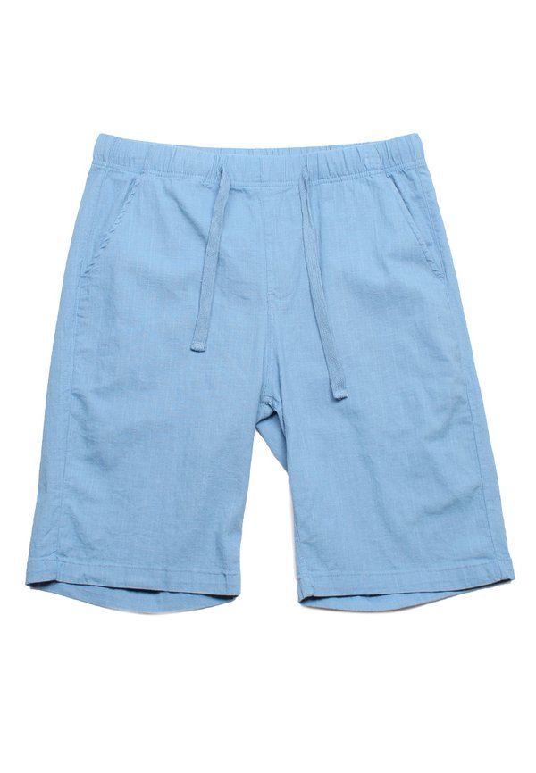 Linen Casual Drawstring Men's Bermudas BLUE