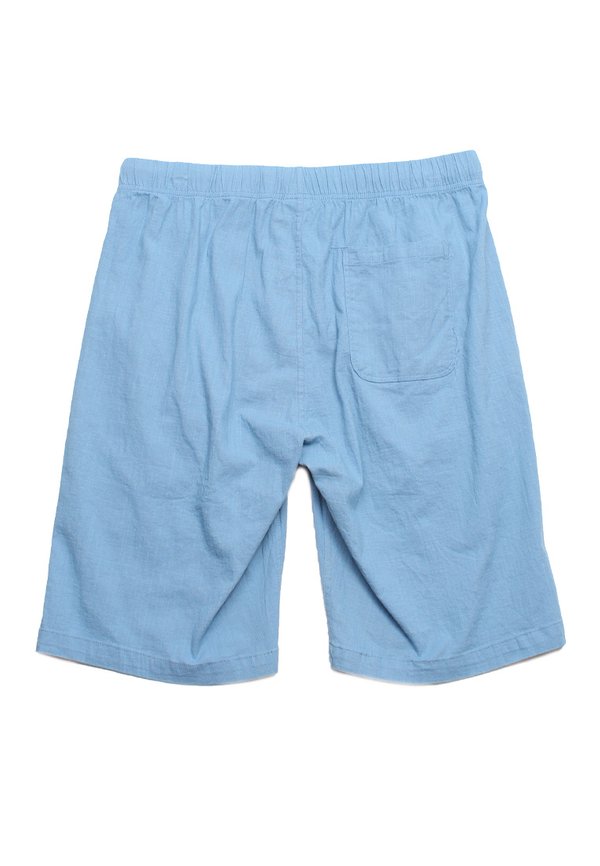 Linen Casual Drawstring Men's Bermudas BLUE