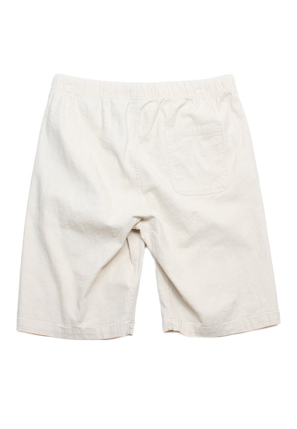 Linen Casual Drawstring Men's Bermudas KHAKI