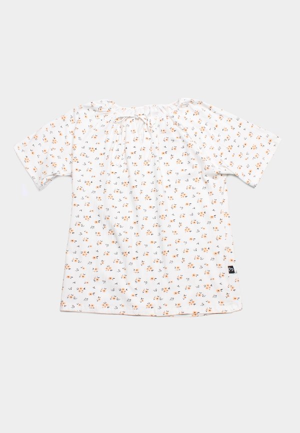Petit Floral Rib String Top Ladies' Blouse YELLOW