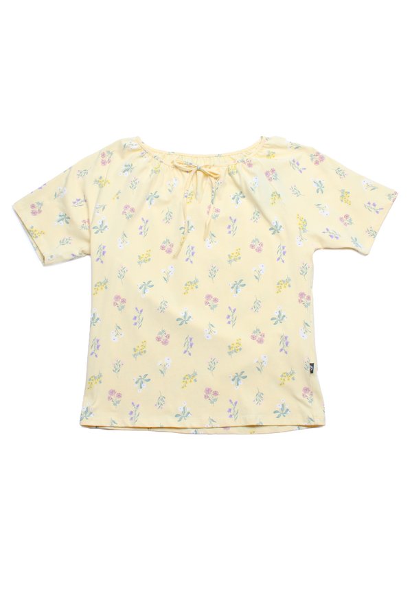 Pastel Floral String Top Ladies' Blouse YELLOW