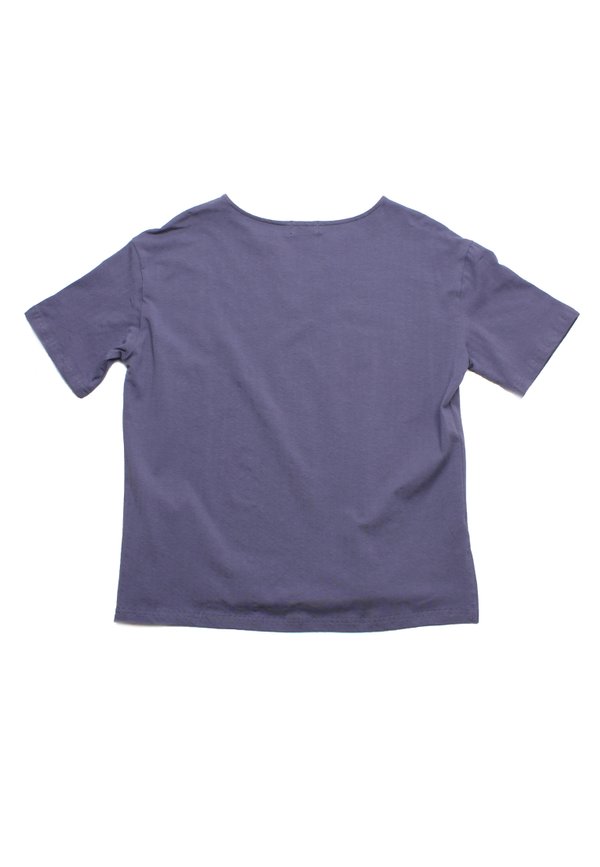 Textured Ladies' V Blouse NAVY