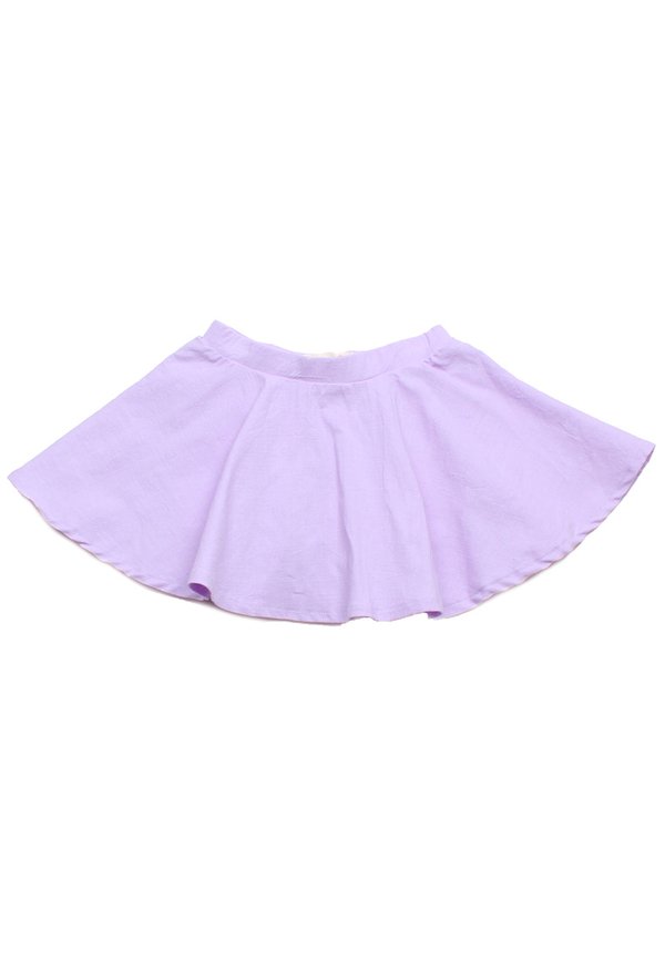Linen Girl's Skirt PURPLE